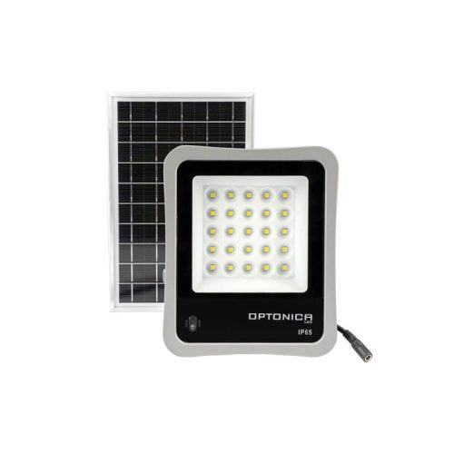 Optonica napelemes led reflektor távirányítóval 8W 500lm 6000K 5456