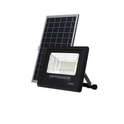 Optonica napelemes LED reflektor távirányítóval 12W 800lm 6000K IP65 120° 5460