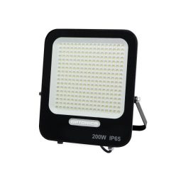   Optonica fekete LED reflektor 200W 18000lm 6000K hideg fehér IP65 90° 5738