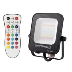   Optonica RGB LED reflektor távirányítóval 10W 900lm IP65 5754