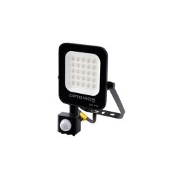   Optonica LED mozgásérzékelős reflektor 20W 1800lm 4500K fekete 90º 5775