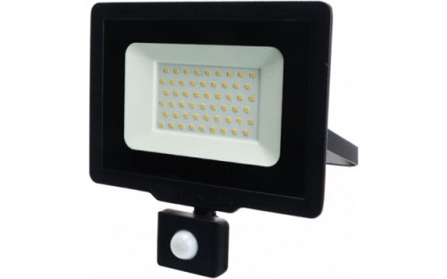Optonica cityline mozgásérzékelős LED reflektor 50W 4000lm 4500K fekete 5951