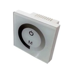   Optonica   LED Szalag Dimmer  fali 10A  fehér üvegpanel  érintő vezérléssel  6320
