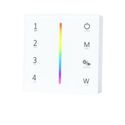 Optonica   LED RGB/RGBW 4 zónás fali távirányító  6374