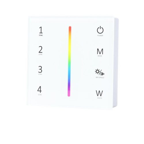 Optonica   LED RGB/RGBW 4 zónás fali távirányító  6374