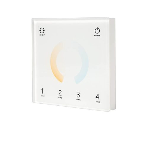 Optonica LED DMX-RF 4 zónás CCT fali vezérlő fehér 6376