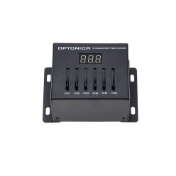 Optonica LED 6 csatornás DMX512 master 6392