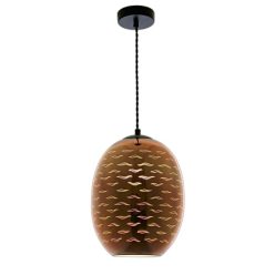   Optonica 3D sirály mintás függesztett üveg lámpa E27 max.40W 9009