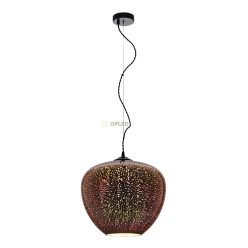   Optonica 3D tüzijáték mintás függesztett üveg lámpa E27 max.40W 9026