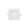 Optonica mini beépíthető négyzet LED panel 3W 150lm 4500K nappali fehér