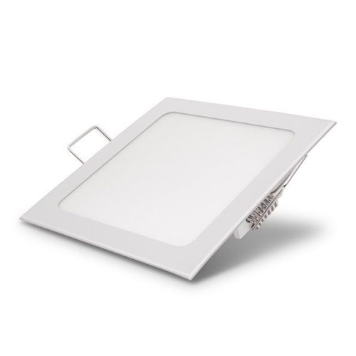 Optonica változtaható színhőmérsékletű beépíthető mini négyzet prémium LED panel 12W 950lm 3000-4500-6000K 16,5cm 100° 2595