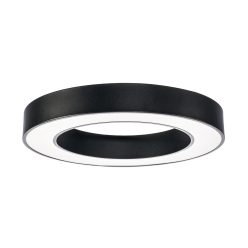   Optonica modern fekete mennyezeti kör LED lámpa 64W 4800lm 3000K meleg fehér IP20 120º Ø80cm 2918