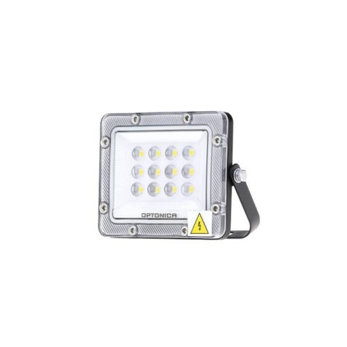 Optonica Premium Line LED reflektor 10W 1000lm 3000K fekete IP65 FL15876