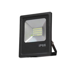   Optonica LED reflektor 20W 1600lm 6000K hideg fehér IP66 fekete FL5434