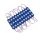 OPTONICA LED MODUL 3-2835/160°/ DC12V / 1,5W / 75x15mm/ kék /MO4525