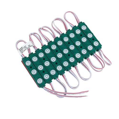 OPTONICA LED MODUL 3-2835/160°/ DC12V / 1,5W / 75x15mm/ zöld /MO4526