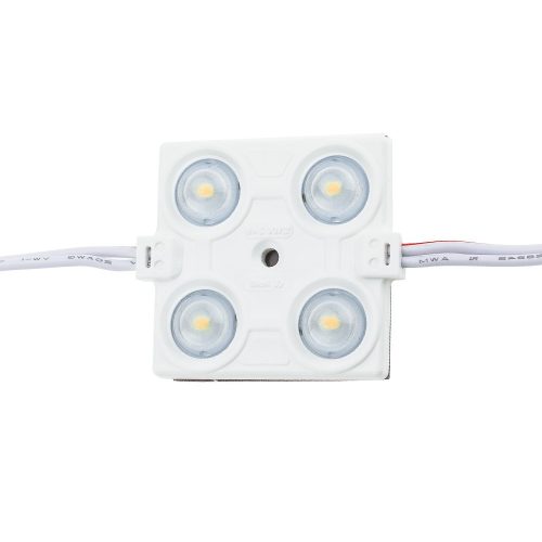 OPTONICA LED MODUL 4-2835/160°/ DC12V / 2,4W / 38x38mm/ meleg fehér /MO4562