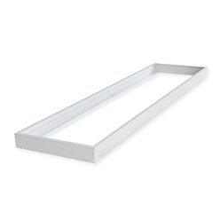   Optonica LED panel falon kívüli fehér beépítőkeret 120x30cm 5197