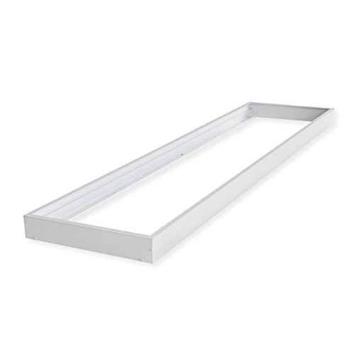 Optonica LED panel falon kívüli fehér beépítőkeret 120x30cm 5197