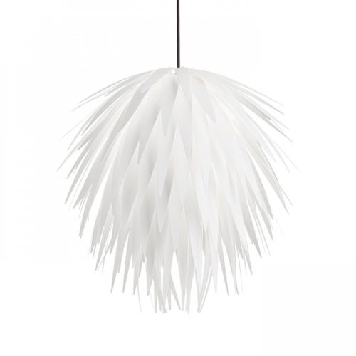 RENDL CLANK függö lámpa fehér PVC/fekete 230V E27 15W