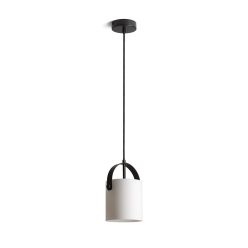   RENDL JULIETTA 16 függö lámpa opál üveg/fekete 230V E27 20W