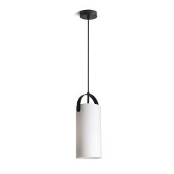   RENDL JULIETTA 31 függö lámpa opál üveg/fekete 230V E27 20W