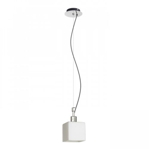 RENDL DADOS NEW függö lámpa opál üveg/króm 230V E27 28W