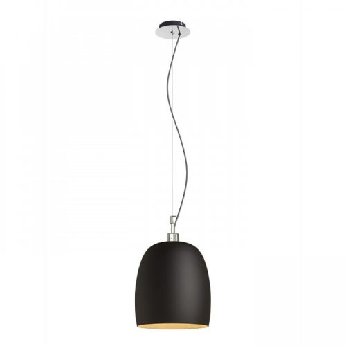 RENDL COROA NEW 28 függö lámpa fekete króm 230V E27 53W