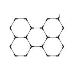 Hexagon mennyezeti lámpák